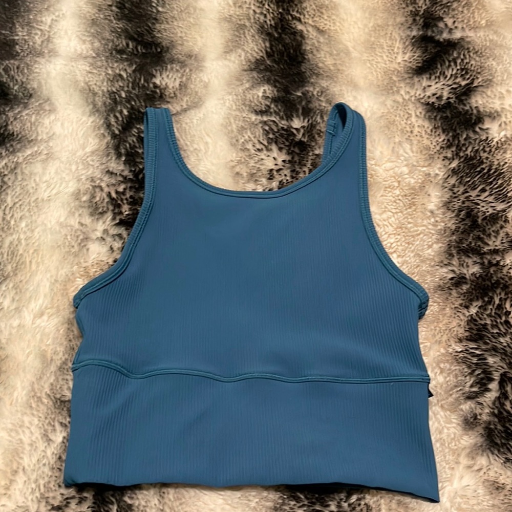 Power pivot ribbed Capri blue size 4